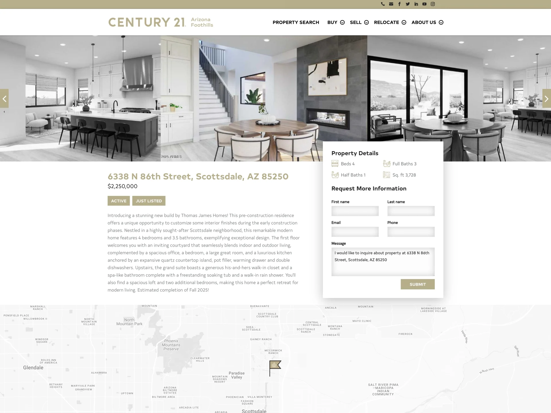 Century 21 Arizona Foothills Property Details